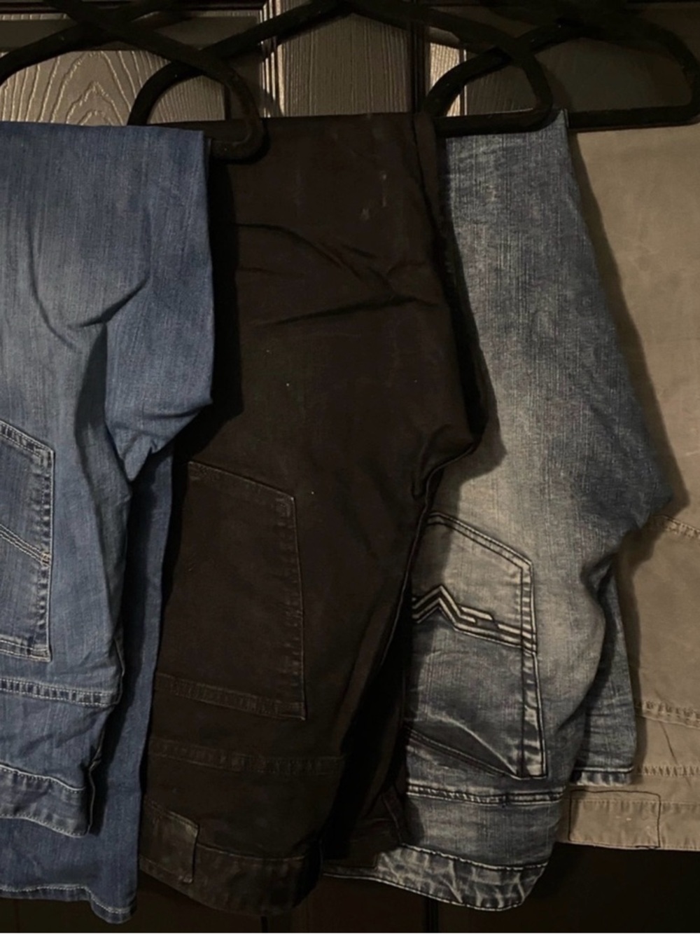 Men's Black Jeans - Classic Straight Fit